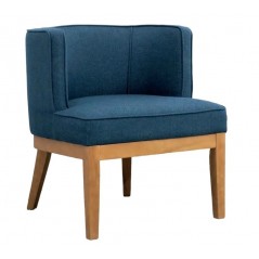 AM Lucille Chair Herringbone Navy